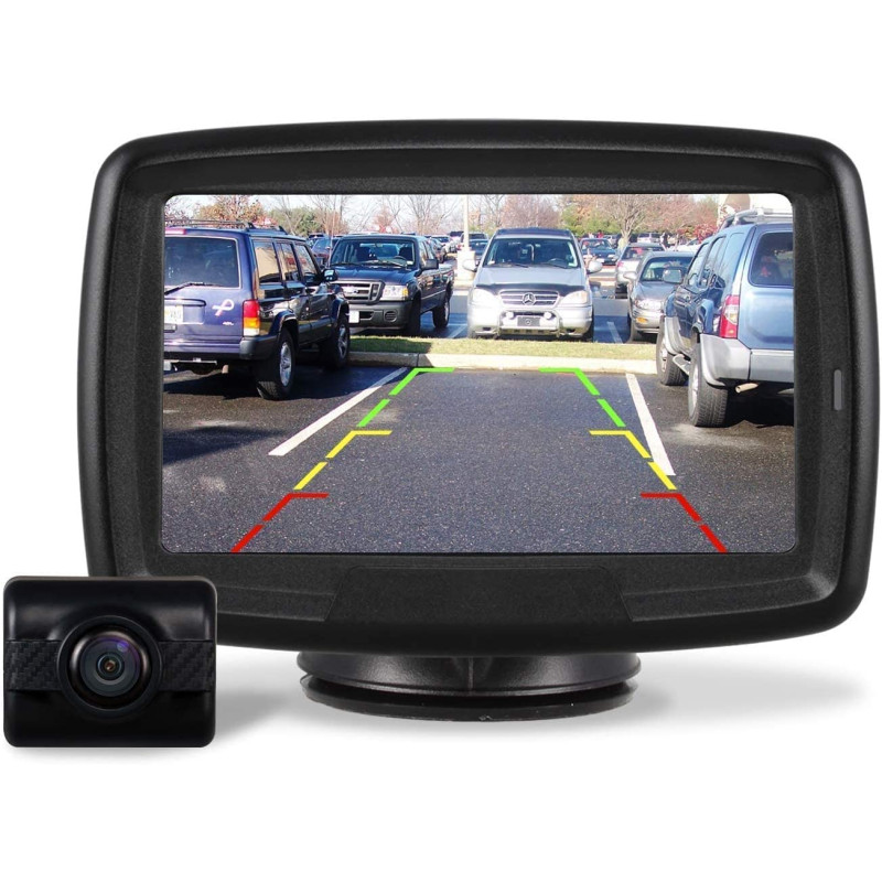 AUTO-VOX TD2 Caméra de Recul Numérique sans Fil, Camera de Recul Voiture avec Ecran LCD 4,3", Etanche IP68, Vision Nocturne, ave AUTO-VOX TD2 Caméra de Recul Numérique sans Fil, Camera de Recul Voiture avec Ecran LCD 4,3", Etanche IP68, Vision Nocturne, ave
