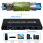 TCNEWCL 4K Switch HDMI 5 entrées 1 Sortie, 5x1 Commutateur 5 Ports avec Télécommande Prise en Charge 4K UHD 3D, Multiprise pour TCNEWCL 4K Switch HDMI 5 entrées 1 Sortie, 5x1 Commutateur 5 Ports avec Télécommande Prise en Charge 4K UHD 3D, Multiprise pour