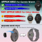 MTHGH Protection Écran pour Garmin Fenix 6X Pro Solar Verre Trempé [4 Pièces] + Bouchons Anti-Poussière [5 Pièces] - Protecteur 