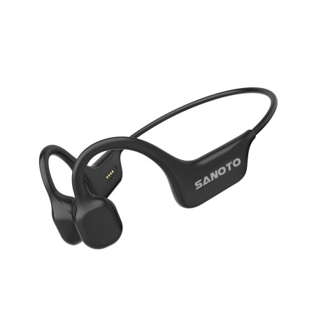 SANOTO Casque Conduction Osseuse Open Ear Casque Bluetooth sans Fil Sport IPX7 Waterproof and Sweatproof Écouteur Adapté à la Co