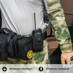 Kyrio Molle Pochette de ceinture pour radio portable ou talkie-walkie
