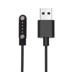 Chargeur Magnétique Universel pour Montre Connectée, 4-Pin (pas de 7,62 mm) - Câble de Recharge à Aspiration Magnétique Compatib