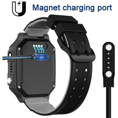 Chargeur Magnétique Universel pour Montre Connectée, 4-Pin (pas de 7,62 mm) - Câble de Recharge à Aspiration Magnétique Compatib