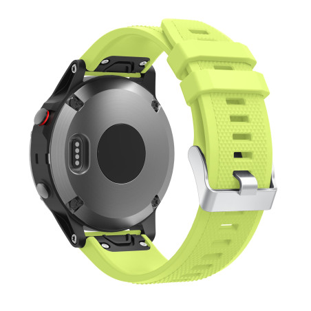 TOPsic Bracelet Fenix 5/Fenix 5 Plus, Bracelet de Montre 22mm Bande Remplacement en Silicone pour Fenix 5/5 Plus/Fenix 6/6 Pro/F