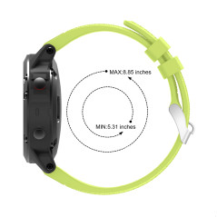 TOPsic Bracelet Fenix 5/Fenix 5 Plus, Bracelet de Montre 22mm Bande Remplacement en Silicone pour Fenix 5/5 Plus/Fenix 6/6 Pro/F