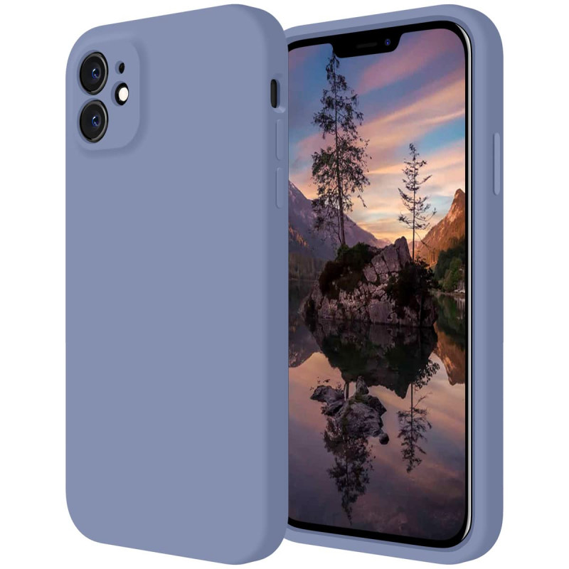 Cordking Designed for iPhone 11 Case, Silicone [Straight Edges] & [Camera Protecion] Upgraded Phone Case with Soft Anti-Scratch 