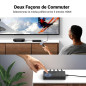 UGREEN HDMI Switch 4K 60Hz 5 Entrées 1 Sortie Commutateur HDMI 3D HDR CEC avec Télécommande IR Compatible avec PS5 PS4 Switch 2 UGREEN HDMI Switch 4K 60Hz 5 Entrées 1 Sortie Commutateur HDMI 3D HDR CEC avec Télécommande IR Compatible avec PS5 PS4 Switch 2
