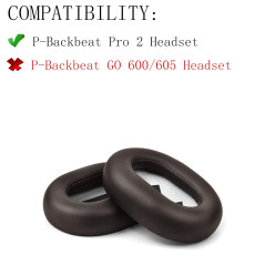 YunYiYi Coussinets de rechange en mousse compatibles avec casque Bluetooth Plantronics Backbeat Pro 2