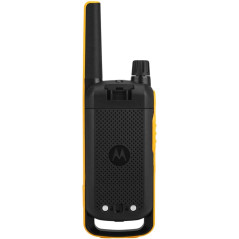 Motorola Solutions - T82 Extreme Quad Set, Talkie-walkie, Radio Portable 4 unités, UHF, Noir et Jaune, portée jusqu'à 10 km, app