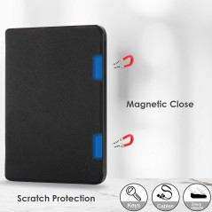 Forefront Cases Étui pour Kobo Aura H2O Edition 1 (Modèle: 2014) - Mince et Léger, Fonction Automatique Veille/Réveil Intelligen