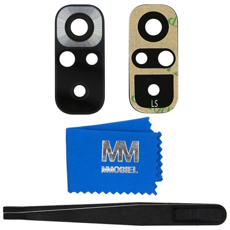MMOBIEL Lentille en Verre pour Caméra Arrière Compatible avec Xiaomi Redmi Note 10 Pro 2021 Vitre Appareil Photo avec Double Fac