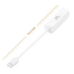 Adaptateur Réseau USB Ethernet Compatible avec Ordinateurs Portables et Tous Les Ordinateurs Compatibles USB 2.0, y Compris Wind