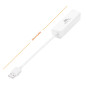 Adaptateur Réseau USB Ethernet Compatible avec Ordinateurs Portables et Tous Les Ordinateurs Compatibles USB 2.0, y Compris Wind Adaptateur Réseau USB Ethernet Compatible avec Ordinateurs Portables et Tous Les Ordinateurs Compatibles USB 2.0, y Compris Wind