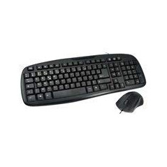MCL Samar USB Keyboard + Mouse KIT Black FR