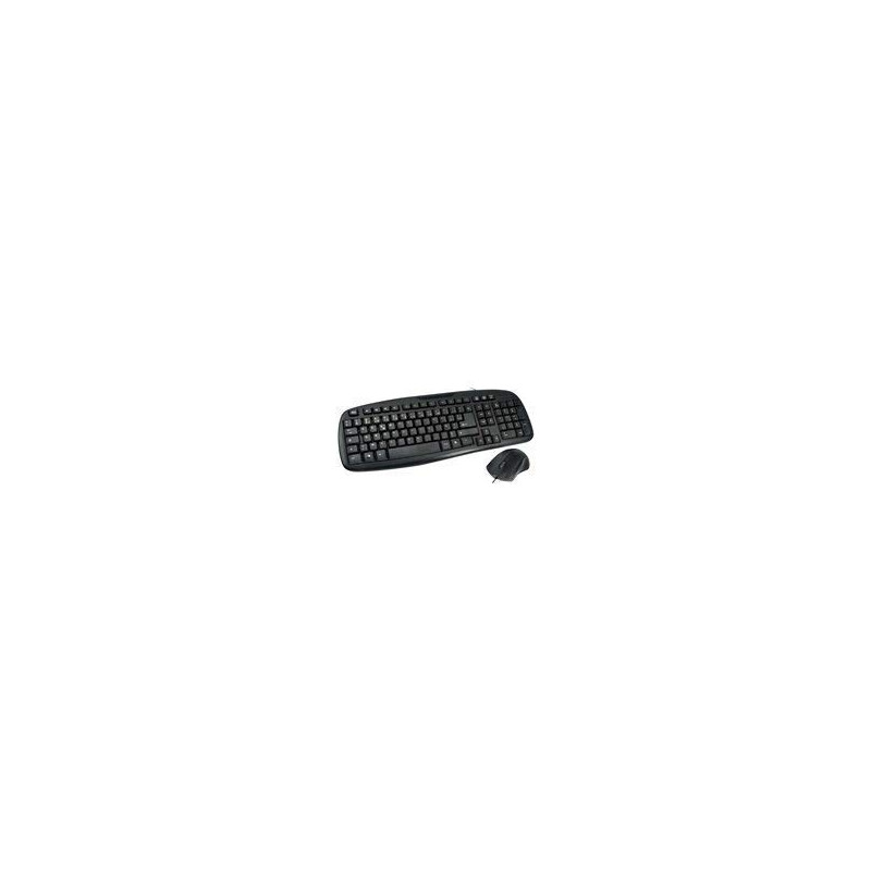 MCL Samar USB Keyboard + Mouse KIT Black FR
