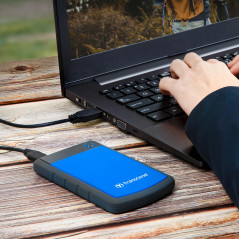 Transcend 1 To StoreJet 25H3B - 2.5" Disque dur externe Anti-choc (Bleu marine) TS1TSJ25H3B