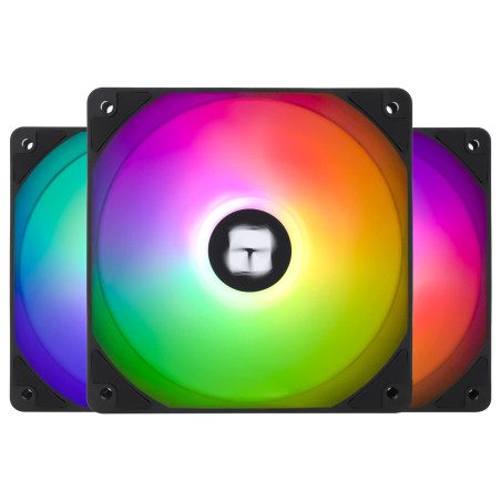 Thermalright TL-C12C-S Ventilateur de cpu 120mm ARGB Case Cooler Fan, 4pin PWM Silent Computer Fan avec roulement S-FDB inclus,