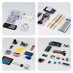 ELEGOO Mega R3 Kit de Démarrage Ultime Le Plus Complet avec Manuel d'Utilisation Français pour Débutants et Professionnels Compa