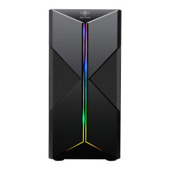 SPIRIT OF GAMER - Clone III | Boitier PC Gamer RGB Noir | Compatible ATX/mATX/ITX | Moyen Tour Gaming Vide avec Paroi Latérale e