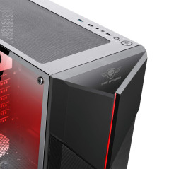 SPIRIT OF GAMER - Clone III | Boitier PC Gamer RGB Noir | Compatible ATX/mATX/ITX | Moyen Tour Gaming Vide avec Paroi Latérale e