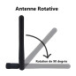 BOOBRIE Antenne WiFi 3DBi MIMO Dual Band 2.4GHz 5GHz 5.8GHz Omnidirectionnelle RP-SMA Mâle Antenne pour PC/Carte WiFi/Routeur/Bo BOOBRIE Antenne WiFi 3DBi MIMO Dual Band 2.4GHz 5GHz 5.8GHz Omnidirectionnelle RP-SMA Mâle Antenne pour PC/Carte WiFi/Routeur/Bo