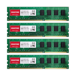 【DDR3 RAM】 GIGASTONE 32Go Kit(4x8Go) DDR3/DDR3L 1600MHz(1333MHz) PC3-12800(PC3-10600) CL11 1.35V/1.5V 2Rx8 UDIMM 240pin UnbuffeR