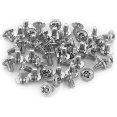 Poppstar vis pour les disques durs de 2,5 pouces, M3x5mm, couleur argent, set de 50