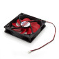 Neuftech 120mm x 120mm x 25mm DC 12V 1.92W 2,5 Broches Ventilateur de Refroidissement Carre pour Le châssis de l'ordinateur Noir Neuftech 120mm x 120mm x 25mm DC 12V 1.92W 2,5 Broches Ventilateur de Refroidissement Carre pour Le châssis de l'ordinateur Noir