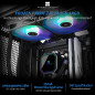 Thermalright Frozen Prism 240 Black ARGB CPU Refroidisseur d'eau avec deux ventilateurs PWM,Vitesse de rotation de la pompe à ea