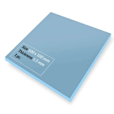ARCTIC TP-3: Premium Performance Thermal Pad, 100 x 100 x 1,5 mm, (Empilable jusqu'à 2,0 mm sans Perte de Performances), 1 P. - 