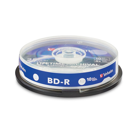 Verbatim 43825 25GB 4x M-Disc BD-R - 10 Pack Spindle