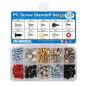 MMOBIEL 228 pcs Kit d'entretoise à vis PC pour boîtier d'ordinateur disque dur carte mère refroidisseur ventilateur cartes graph MMOBIEL 228 pcs Kit d'entretoise à vis PC pour boîtier d'ordinateur disque dur carte mère refroidisseur ventilateur cartes graph