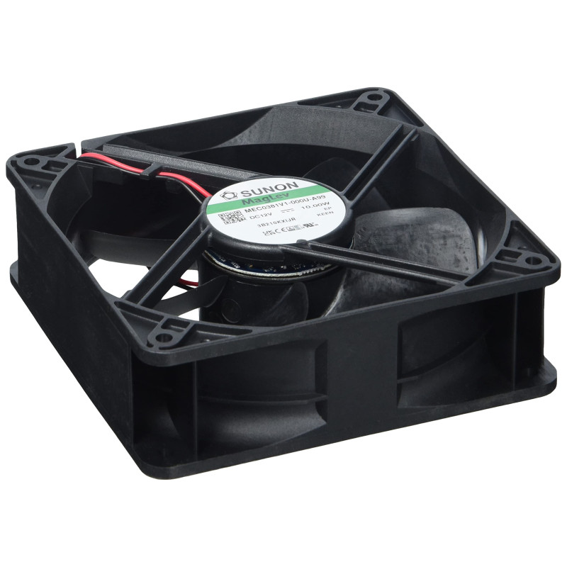 SUNON 12 V 10,1 W 120 x 120 x 38 mm 234,4 m³/h 48 dBA ; Sunon MEC0381V1-A99
