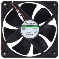 SUNON 12 V 10,1 W 120 x 120 x 38 mm 234,4 m³/h 48 dBA ; Sunon MEC0381V1-A99