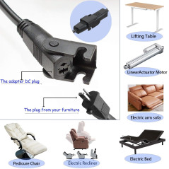 hwx Power Supply Adapter Transformer 29V 2A Electric Recliner Sofas,Adaptateur CA/CC 29V / 24V 2A Transformateur Inclinable élec