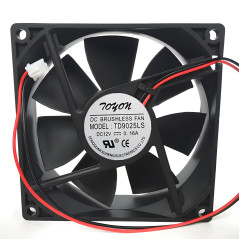 iHaospace TD9025LS 12V 0.16A 2Pin 90 * 90 * 25MM Hydraulic Quiet Cooling Fan