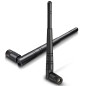 Eightwood Antenne WiFi 2.4G Connecteur RP SMA Mâle 5dBi Omnidirectionnel 15.6 cm WLAN Antenne 2pcs Compatible pour Carte Antenne Eightwood Antenne WiFi 2.4G Connecteur RP SMA Mâle 5dBi Omnidirectionnel 15.6 cm WLAN Antenne 2pcs Compatible pour Carte Antenne