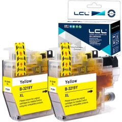 LCL Cartouche d'encre Compatible LC-3219 LC3219 LC-3219XL LC3219XL LC-3219XLY LC3219XLY (2Jaune) Remplacement pour Brother MFC-J