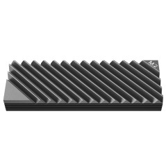 One enjoy M.2 2280 SSD Refroidisseur en Aluminium avec Coussinet Thermique en Silicone pour PC/PS5 (Gray)