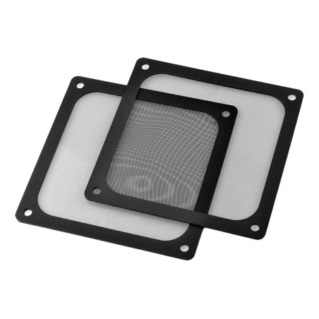 S SIENOC 2 x 120mm Boîtier en Maille Magnétique Refroidisseur Ventilateur Dustproof Filtre À Poussière Couvercle Grill pour PC O