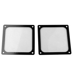 S SIENOC 2 x 120mm Boîtier en Maille Magnétique Refroidisseur Ventilateur Dustproof Filtre À Poussière Couvercle Grill pour PC O