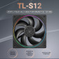 Thermalright TL-S12 - Ventilateur de processeur - 120 mm - Connecteur PWM 4 broches - Silencieux - Avec roulement S-FDB inclus - Thermalright TL-S12 - Ventilateur de processeur - 120 mm - Connecteur PWM 4 broches - Silencieux - Avec roulement S-FDB inclus -