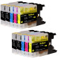 Supply Guy 10 Cartouches d'encre Compatible avec Brother LC-1280 pour MFC-J5910dw MFC-J6510dw MFC-J6710dw MFC-J6910dw