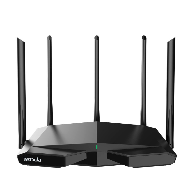 Tenda 6E WiFi Router, AXE Tri-Band Gaming Router 5700Mbps, Gigabit Ports (6G/5GHz: 2402Mbps, 2.4GHz:861Mbps), 5 Antennas 6dBi, C Tenda 6E WiFi Router, AXE Tri-Band Gaming Router 5700Mbps, Gigabit Ports (6G/5GHz: 2402Mbps, 2.4GHz:861Mbps), 5 Antennas 6dBi, C