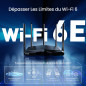 Tenda 6E WiFi Router, AXE Tri-Band Gaming Router 5700Mbps, Gigabit Ports (6G/5GHz: 2402Mbps, 2.4GHz:861Mbps), 5 Antennas 6dBi, C Tenda 6E WiFi Router, AXE Tri-Band Gaming Router 5700Mbps, Gigabit Ports (6G/5GHz: 2402Mbps, 2.4GHz:861Mbps), 5 Antennas 6dBi, C