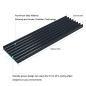 Dissipateur de chaleur SSD M.2 Aluminium 70×22×3mm - Réduit la surchauffe de la puce CPU/PCB (Pour amplificateur LED) Dissipateur de chaleur SSD M.2 Aluminium 70×22×3mm - Réduit la surchauffe de la puce CPU/PCB (Pour amplificateur LED)