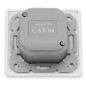 deleyCON 2x CAT6a Universel Prise Réseau - 1x Port RJ45 - Blindé - Surface ou Affleurant - 10 Gigabit Ethernet Réseau - EIA/TIA deleyCON 2x CAT6a Universel Prise Réseau - 1x Port RJ45 - Blindé - Surface ou Affleurant - 10 Gigabit Ethernet Réseau - EIA/TIA