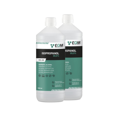 EQM - ECO-301 - Alcool Isopropylique Pur à 99,9% - 2x1L