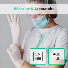 SF Gants nitrile blancs S – 100 gants jetables, non poudrés, sans latex, résistants, pour la cuisine, l’usage médical, le ménage