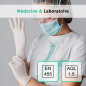 SF Gants nitrile blancs S – 100 gants jetables, non poudrés, sans latex, résistants, pour la cuisine, l’usage médical, le ménage SF Gants nitrile blancs S – 100 gants jetables, non poudrés, sans latex, résistants, pour la cuisine, l’usage médical, le ménage